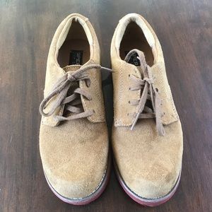 Boys Sperry suede shoes
